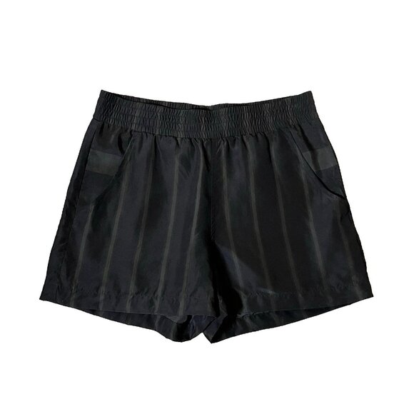 T by Alexander Wang Tonal Stripe Silk Shorts XS - Picture 1 of 5